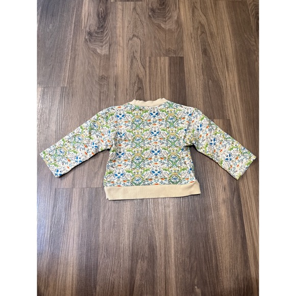 The Middle Daughter London Homey Floral Sweatshirt Ecru Girls 4 - Picture 4 of 4